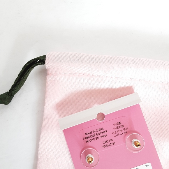 kate spade Gleaming Gardenia Flower Studs NEW - Picture 7 of 8